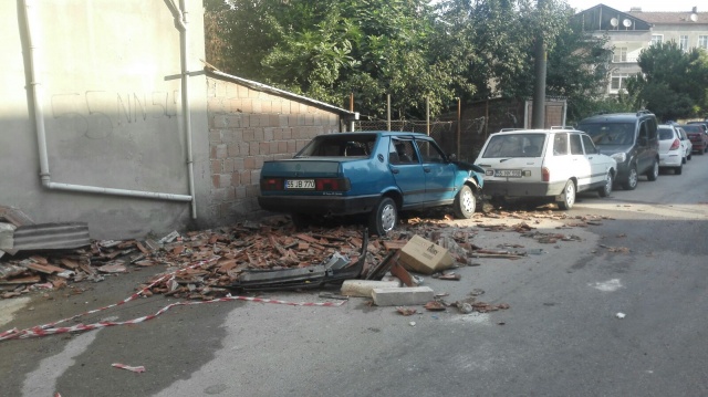 Bafra’da trafik kazası 2 kişi yaralı