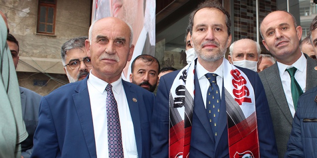 Yeniden Refah Partisi Genel Başkanı Fatih Erbakan Bafra'da