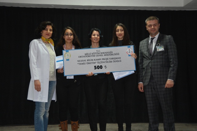 Ulusal Bilim Kampı Proje Yarışmasında Ödüller Sahiplerini Buldu
