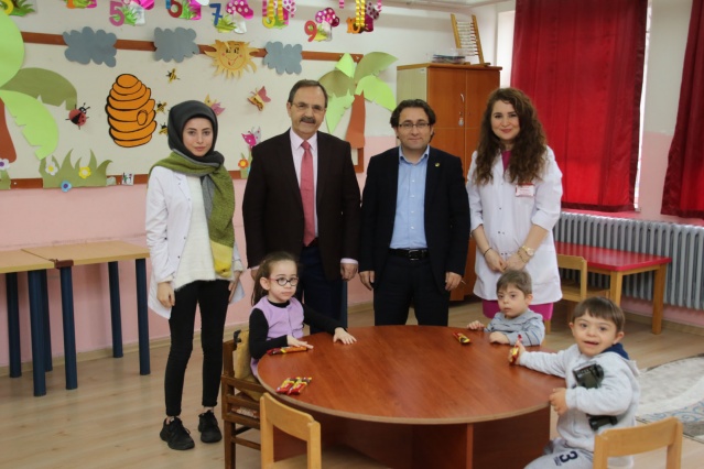 bafra belediyesi eğitim merkezine ziyaret