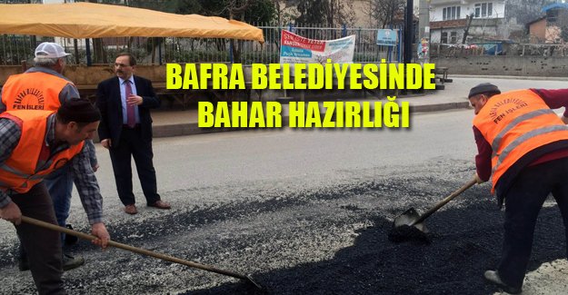 Bafra Belediyesi yaza hazırlanıyor