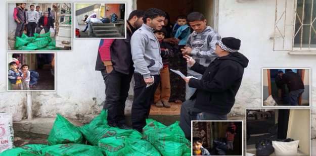 Bafra'dan sığınmacılara yardım eli