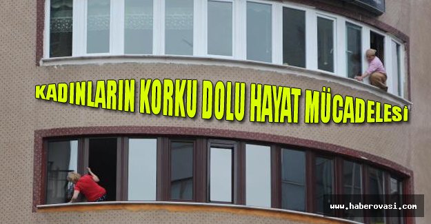 Kadınlardan korkutan temizlik