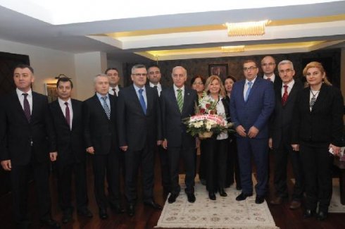 Vergi Dairesi Başkanı, Vali Şahin'i ziyaret etti