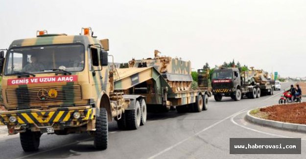 Kilis'e askeri zırhlı araç sevkiyatı