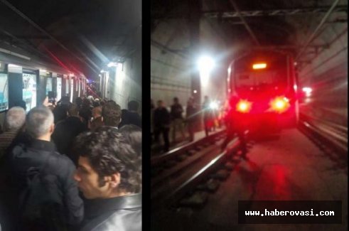 Marmaray'da bir vagon raydan çıktı...