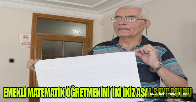 Emekli matematik öğretmenini 'İki ikiz asal sayı' buldu