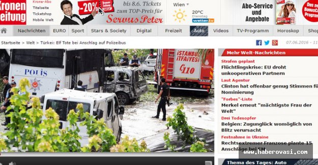 İstanbul'daki patlama Avrupa basınında