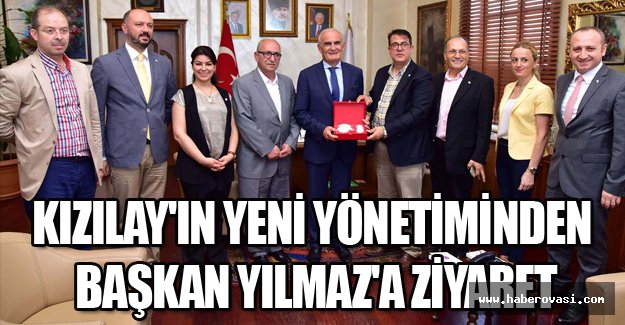 Kızılay'ın yeni yönetiminden Başkan Yılmaz'a ziyaret