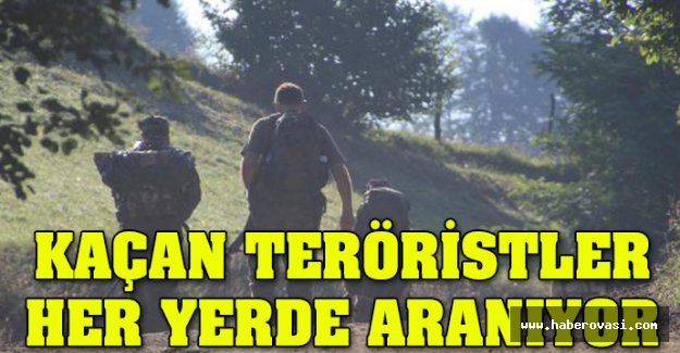 Ordu’da kaçan teröristler aranıyor