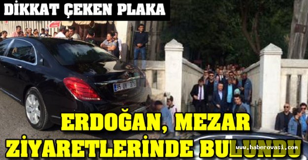 Cumhurbaşkanı Erdoğan mezar ziyaretlerinde bulundu