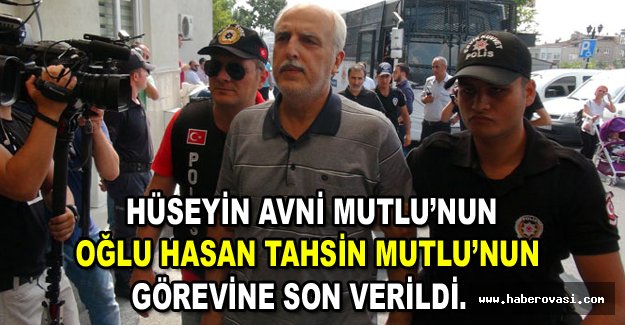 Eski İstanbul Valisi Mutlu'nun oğluna ŞOK