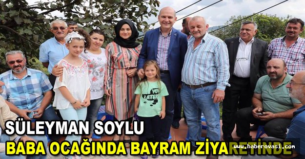 Süleyman Soylu Köyünde Bayram Ziyaretinde.