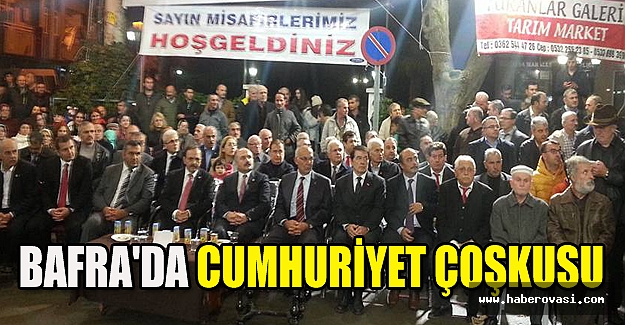 Cumhuriyet Bayramı Bafra'da kutlanıyor