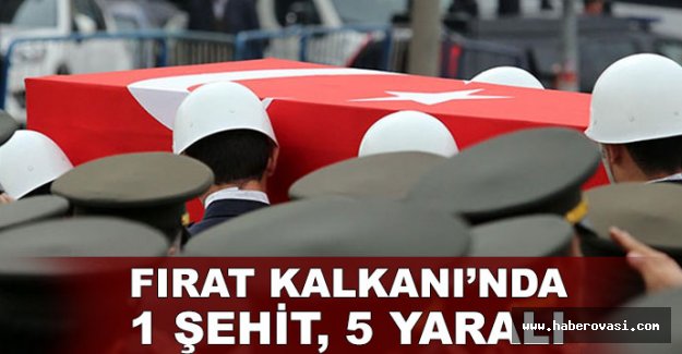 Fırat Kalkanı'nda 1 şehit, 5 yaralı