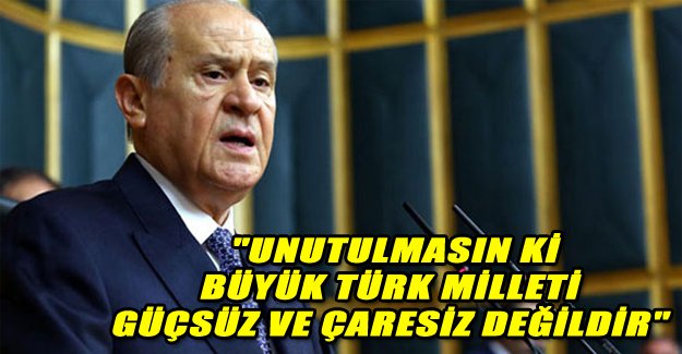 Bahçeli'den yeni yıl mesajı