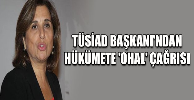 TÜSİAD Başkanı'ndan hükümete 'OHAL' çağrısı