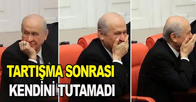 Bahçeli'yi gülme tuttu