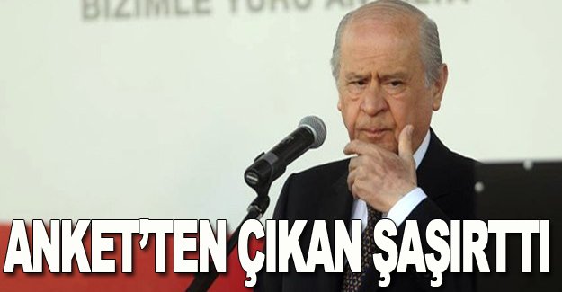 Bahçeli'nin memleket anket sonucu