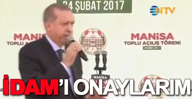 Erdoğan,İdam için referanduma gidebilirz