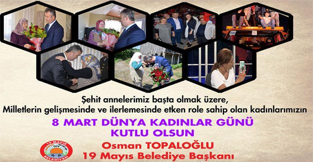 Osman Topaloğlu’nun 8 Mart Dünya Kadınlar Günü Mesajı