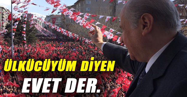 BAHÇELİ ERZURUM MİNGİNDE KONUŞTU