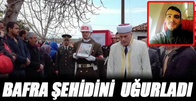 Bafra Şehidini Uğurladı