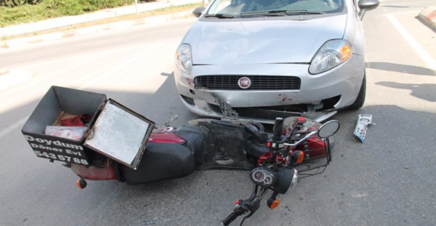 Bafra’da Trafik Kazası 1 Yaralı