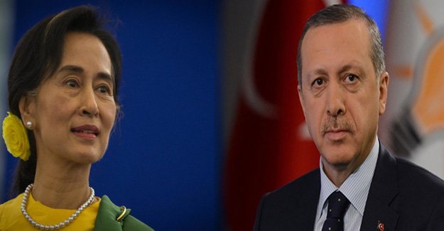 Erdoğan, Myanmar lideri ile görüştü