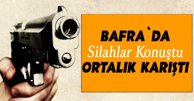 Bafra`da Silahlı Kavga 2 yaralı