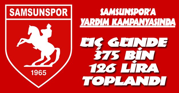 Samsunspor'a yardım kampanyası