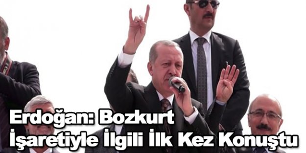 Erdoğan: Bozkurt İşaretiyle İlgili İlk Kez Konuştu