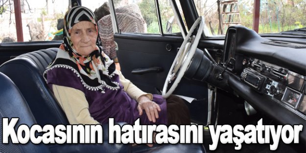 Kocasının hatırasını yaşatıyor