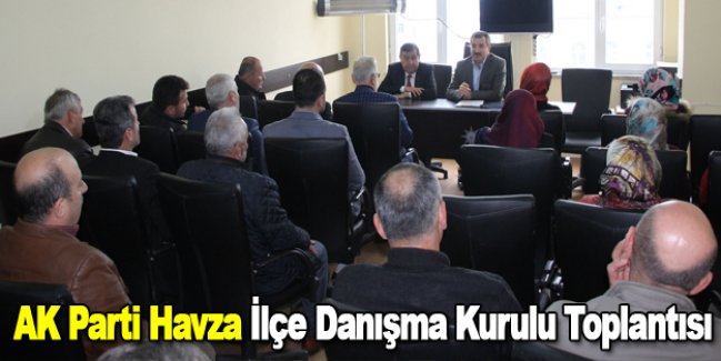 AK Parti Havza İlçe Danışma Kurulu Toplantısı