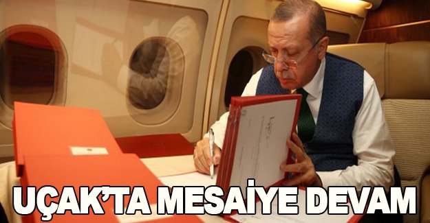Cumhurbaşkanı Erdoğan'ın yoğun mesaisi