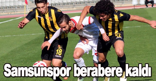 Samsunspor berabere kaldı