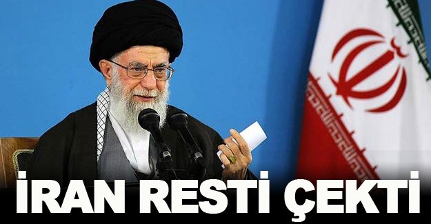 İran resti çekti