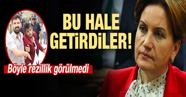 Akşener'e tepki gösteren kişi dayak yedi