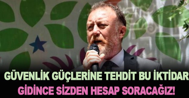 HDP'den polise tehdit