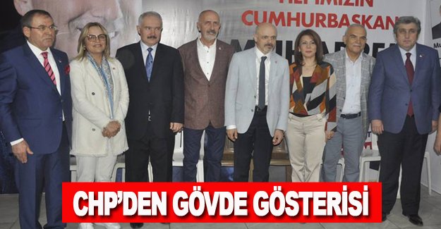 Samsun CHP'den gövde gösterisi