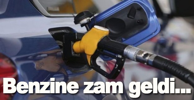 Benzine zam geldi...