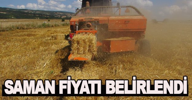 Saman Fiyatları belirlendi