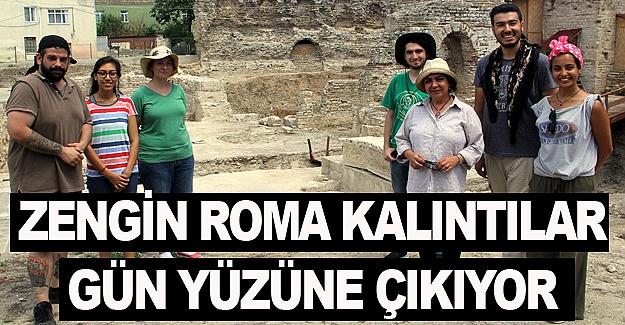 Sinop'ta Roma kalıntıları gün yüzüne çıkıyor