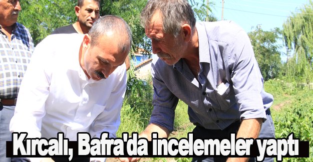 Kırcalı Bafra'da inceleme yaptı