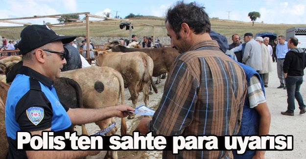 Polis'den sahte para uyarısı