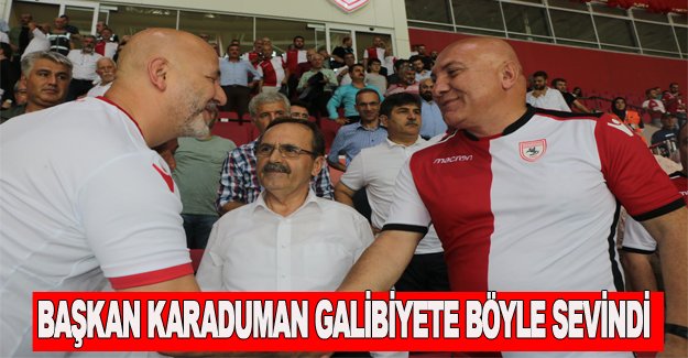 Samsunspor galibiyetine başkanlar sevindi