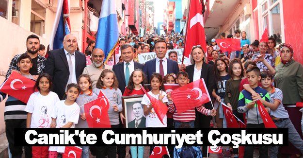 Canik'te Cumhuriyet coşkusu