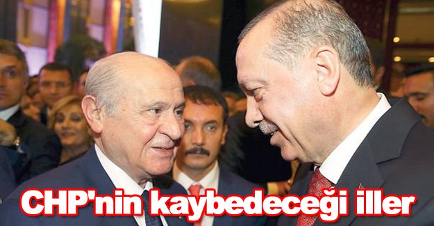 CHP'nin kaybedeceği iller