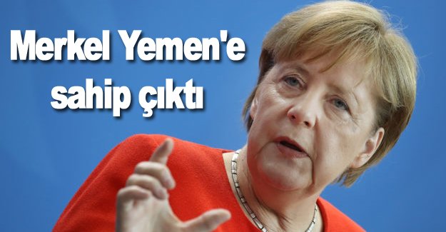 Merkel: Yemen'de dünyadaki en büyük insani felaketi yaşanıyor
