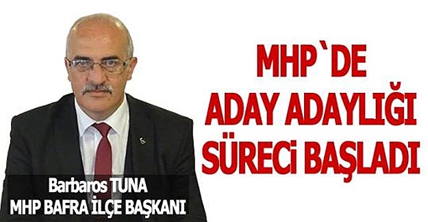 MHP`DE ADAY ADAYLARI SÜRECİ BAŞLADI